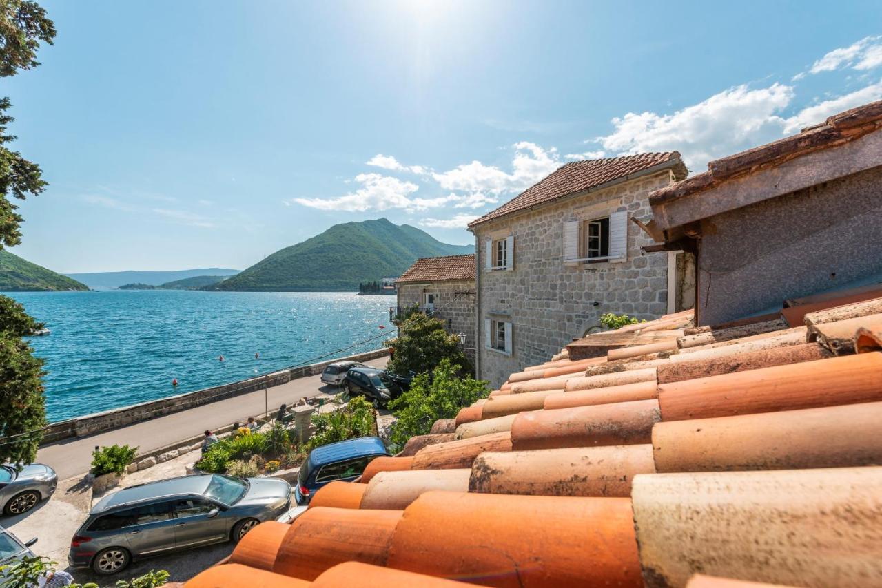 Charming Bohemian House In Perast Villa Exteriör bild